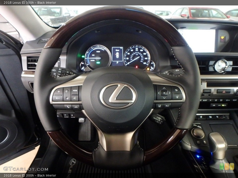 Black Interior Steering Wheel for the 2018 Lexus ES 300h #124187264