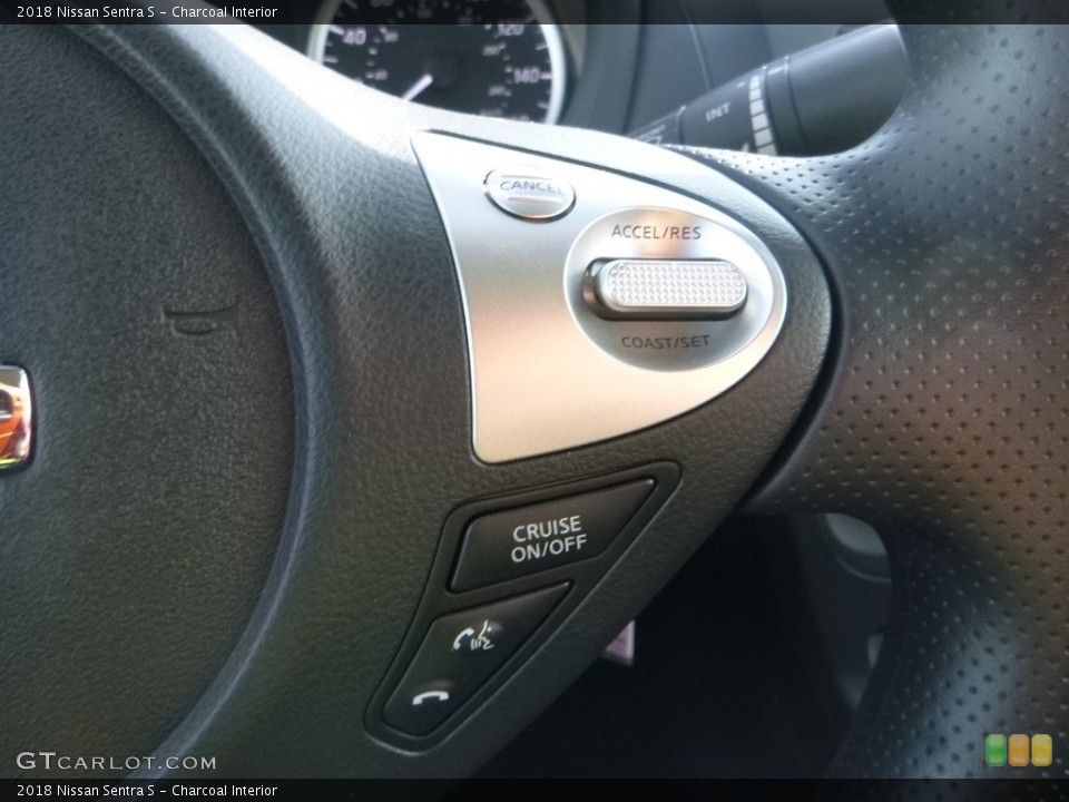 Charcoal Interior Controls for the 2018 Nissan Sentra S #124187426