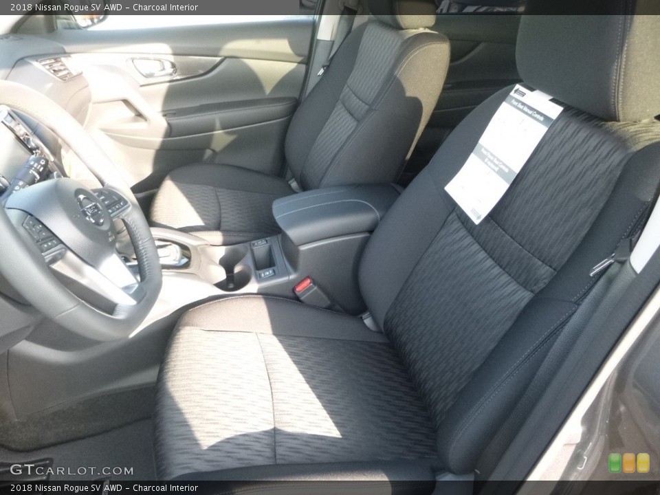 Charcoal Interior Front Seat for the 2018 Nissan Rogue SV AWD #124187588