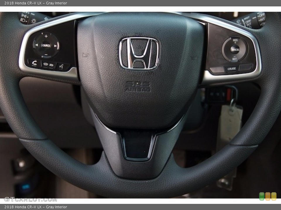 Gray Interior Steering Wheel for the 2018 Honda CR-V LX #124200200