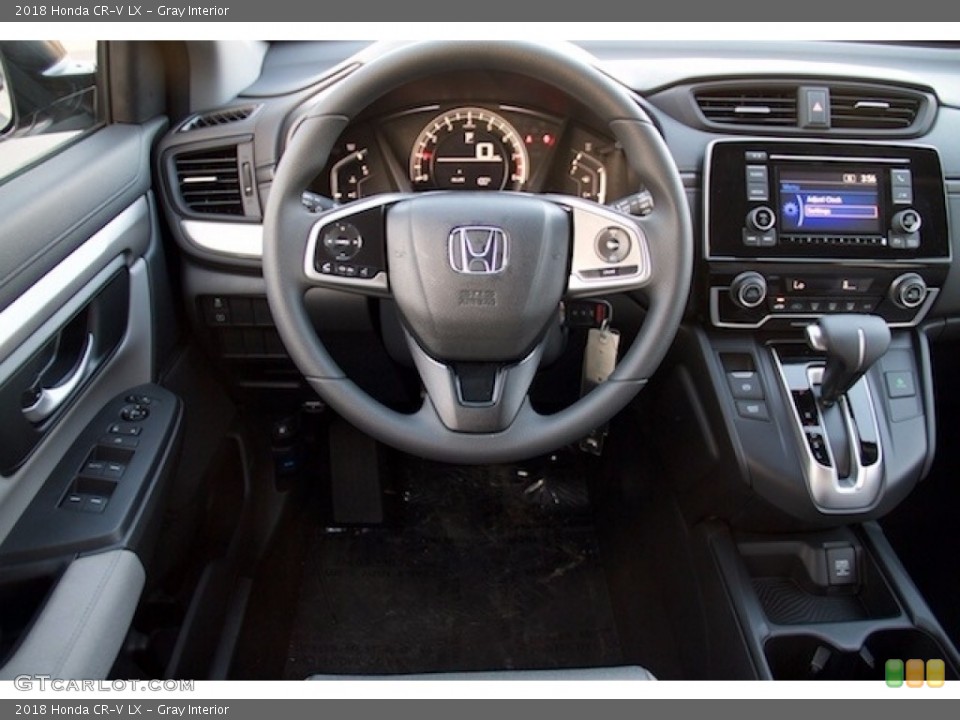 Gray Interior Dashboard for the 2018 Honda CR-V LX #124200242