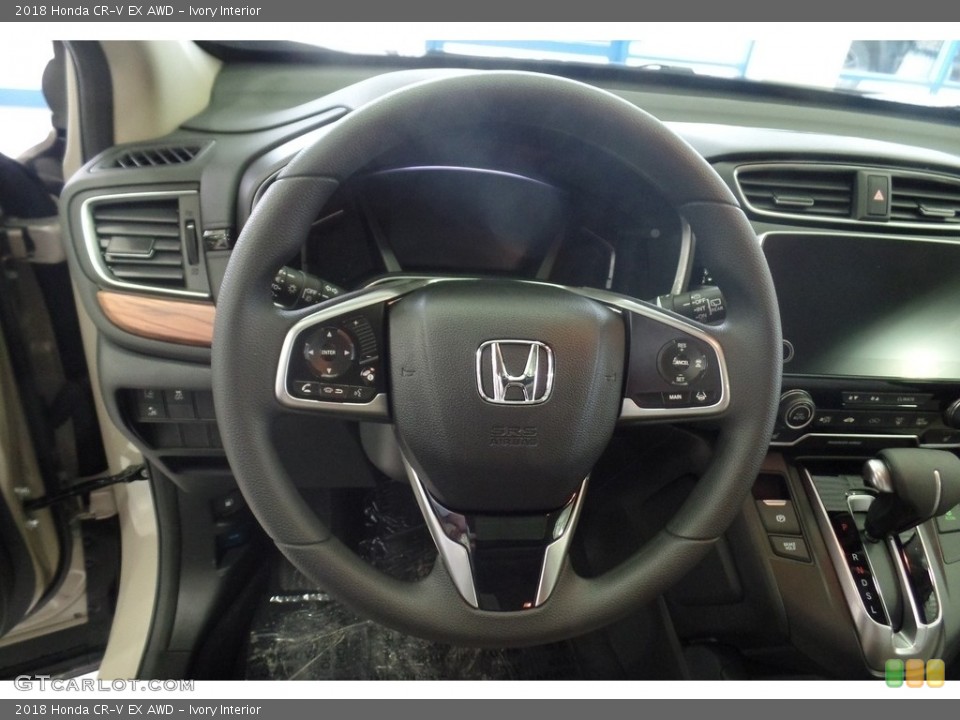Ivory Interior Steering Wheel for the 2018 Honda CR-V EX AWD #124201604