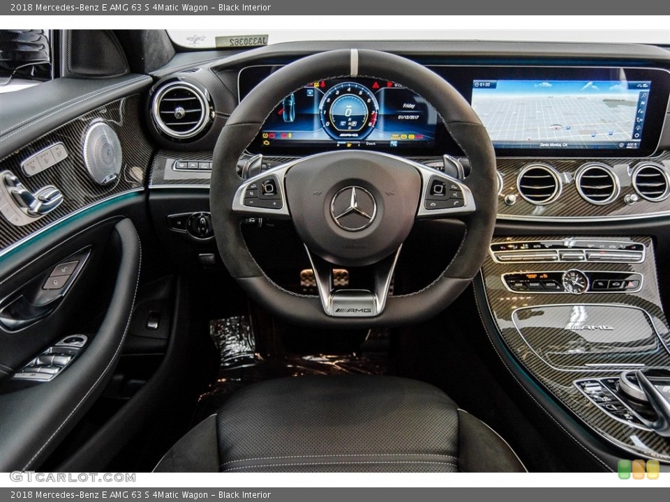 Black Interior Dashboard for the 2018 Mercedes-Benz E AMG 63 S 4Matic Wagon #124201826