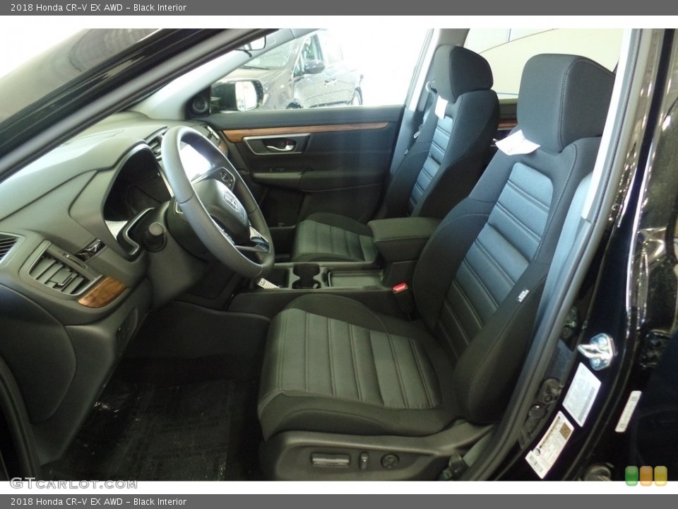 Black Interior Front Seat for the 2018 Honda CR-V EX AWD #124201877