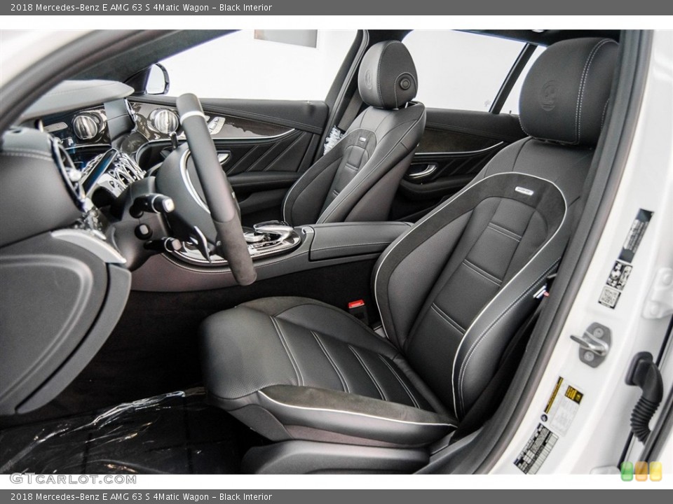 Black Interior Front Seat for the 2018 Mercedes-Benz E AMG 63 S 4Matic Wagon #124201949