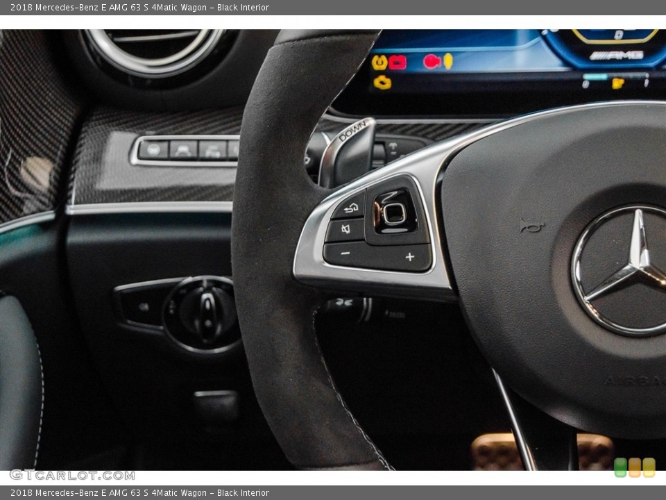 Black Interior Controls for the 2018 Mercedes-Benz E AMG 63 S 4Matic Wagon #124201976