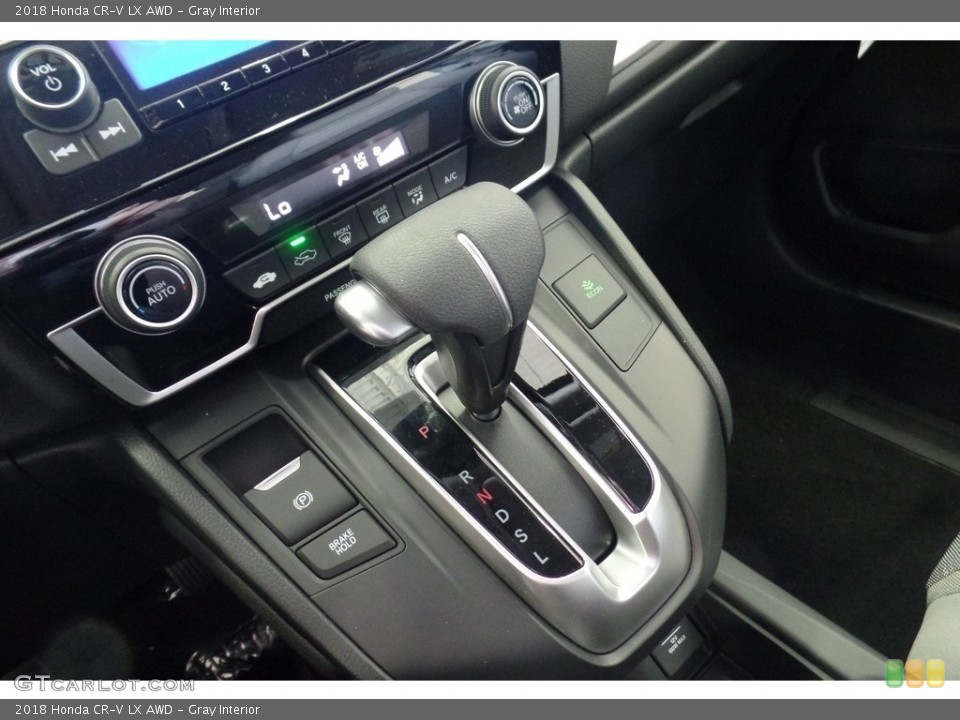 Gray Interior Transmission for the 2018 Honda CR-V LX AWD #124202180