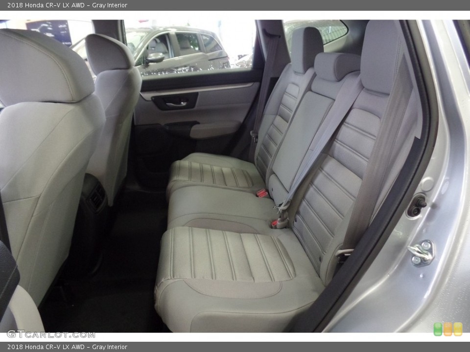 Gray Interior Rear Seat for the 2018 Honda CR-V LX AWD #124202348