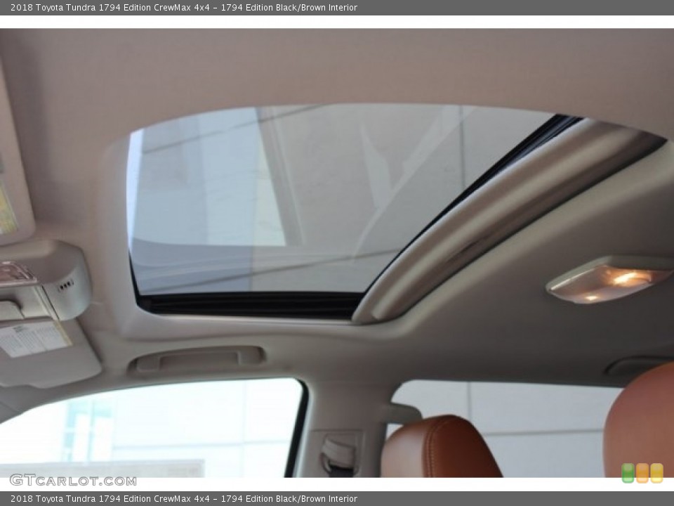 1794 Edition Black/Brown Interior Sunroof for the 2018 Toyota Tundra 1794 Edition CrewMax 4x4 #124203737