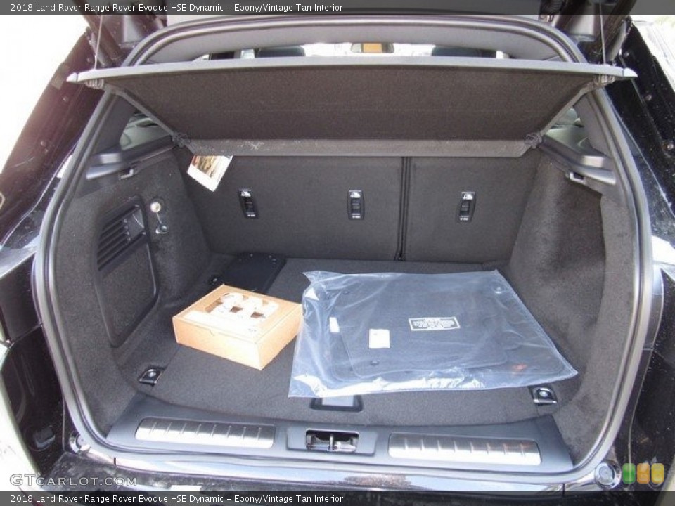Ebony/Vintage Tan Interior Trunk for the 2018 Land Rover Range Rover Evoque HSE Dynamic #124208205