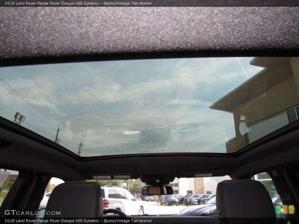 Ebony/Vintage Tan Interior Sunroof for the 2018 Land Rover Range Rover Evoque HSE Dynamic #124208228