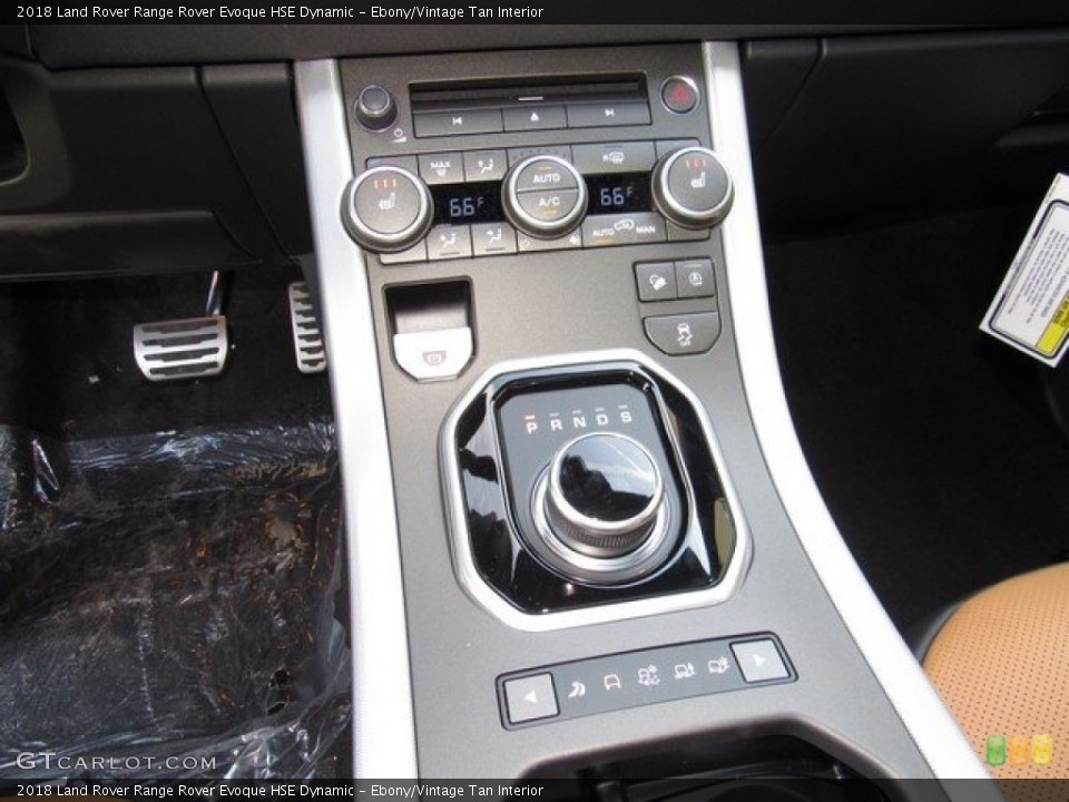 Ebony/Vintage Tan Interior Transmission for the 2018 Land Rover Range Rover Evoque HSE Dynamic #124208279