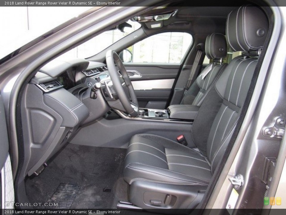 Ebony Interior Photo for the 2018 Land Rover Range Rover Velar R Dynamic SE #124208477