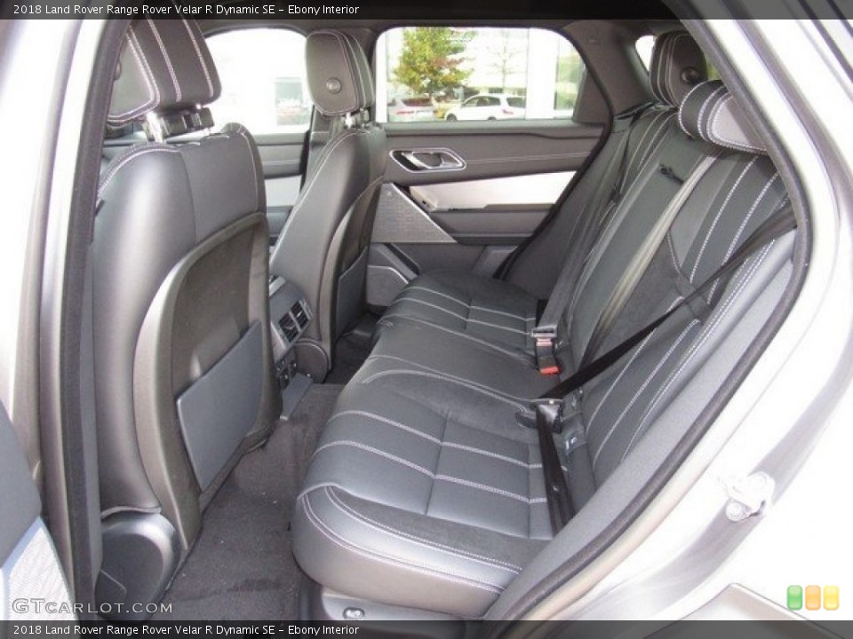 Ebony Interior Rear Seat for the 2018 Land Rover Range Rover Velar R Dynamic SE #124208528