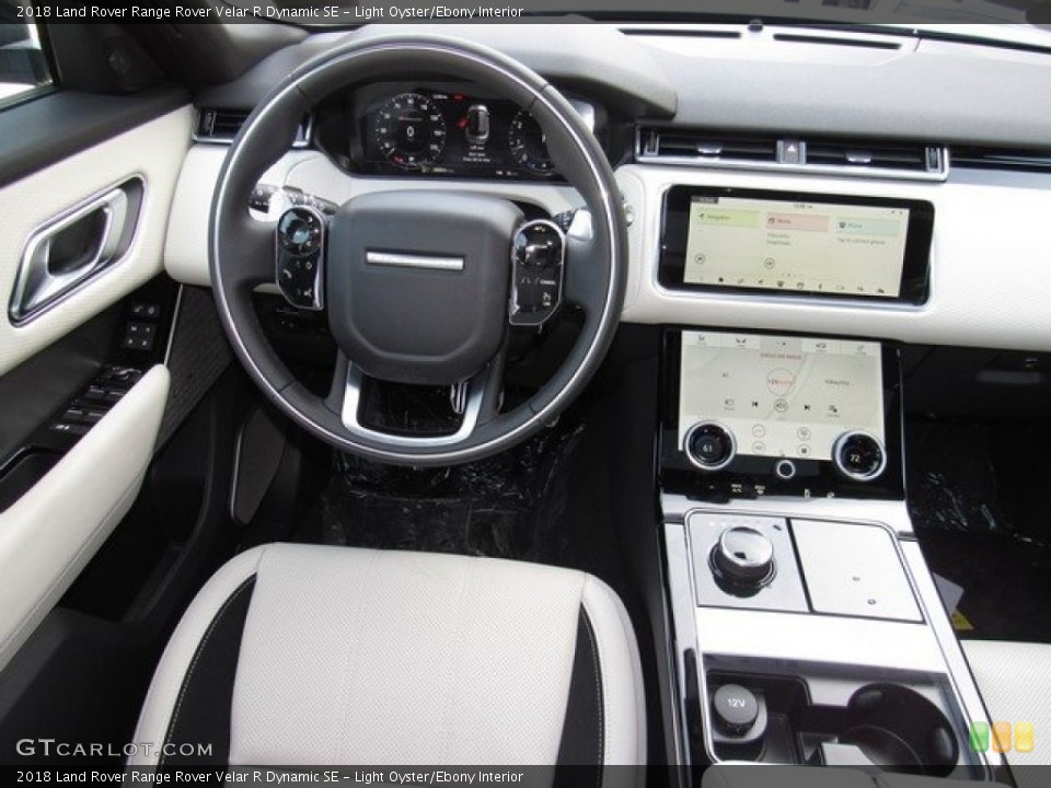 Light Oyster/Ebony Interior Controls for the 2018 Land Rover Range Rover Velar R Dynamic SE #124209938