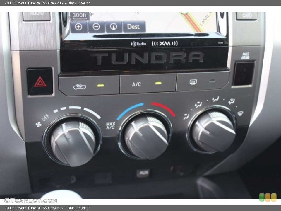 Black Interior Controls for the 2018 Toyota Tundra TSS CrewMax #124210484