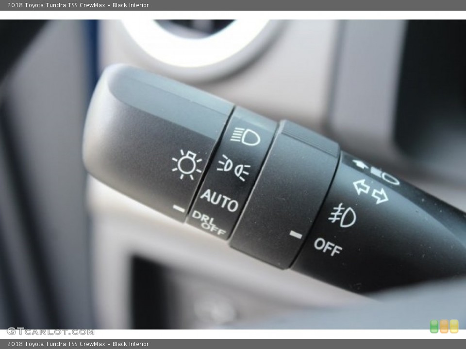 Black Interior Controls for the 2018 Toyota Tundra TSS CrewMax #124210700