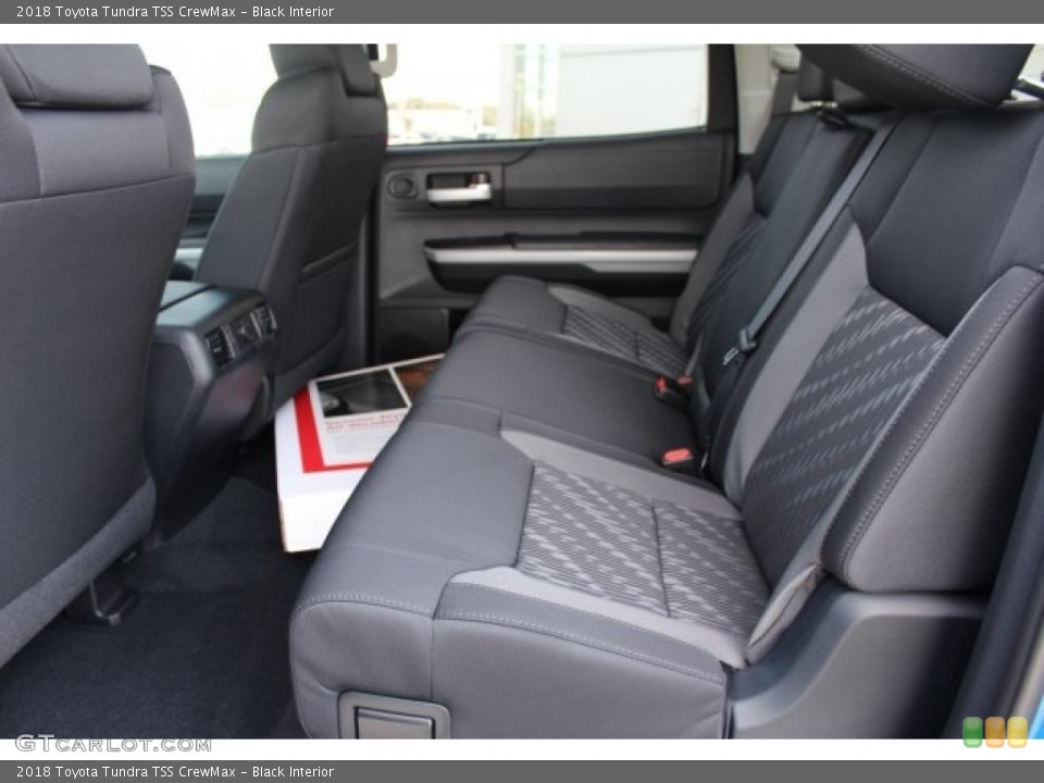 Black Interior Rear Seat for the 2018 Toyota Tundra TSS CrewMax #124210772