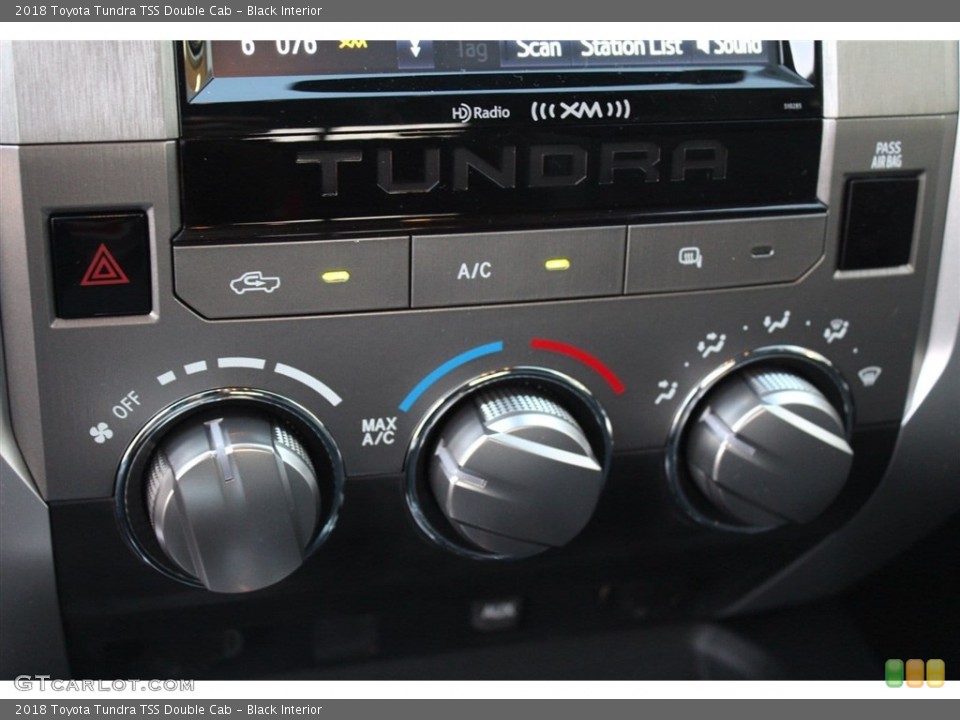 Black Interior Controls for the 2018 Toyota Tundra TSS Double Cab #124212506