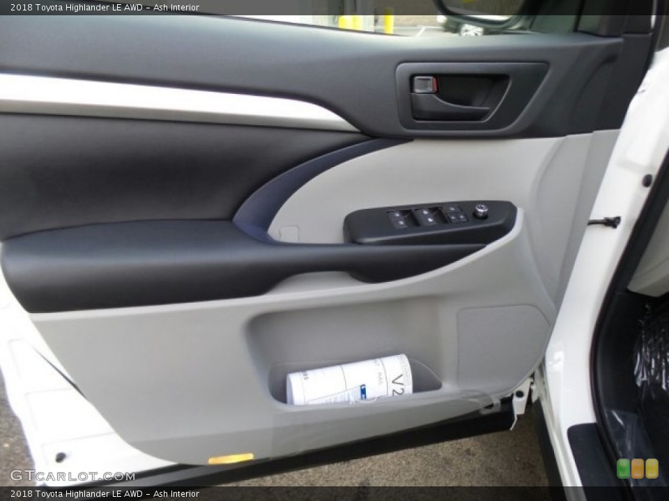 Ash Interior Door Panel for the 2018 Toyota Highlander LE AWD #124220902