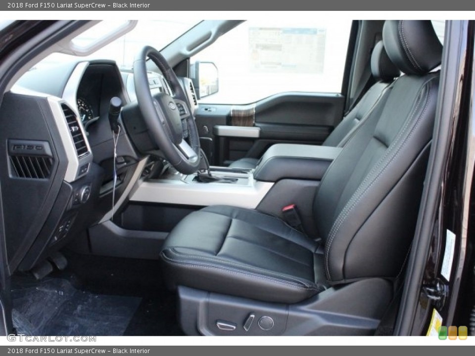 Black Interior Photo for the 2018 Ford F150 Lariat SuperCrew #124227496