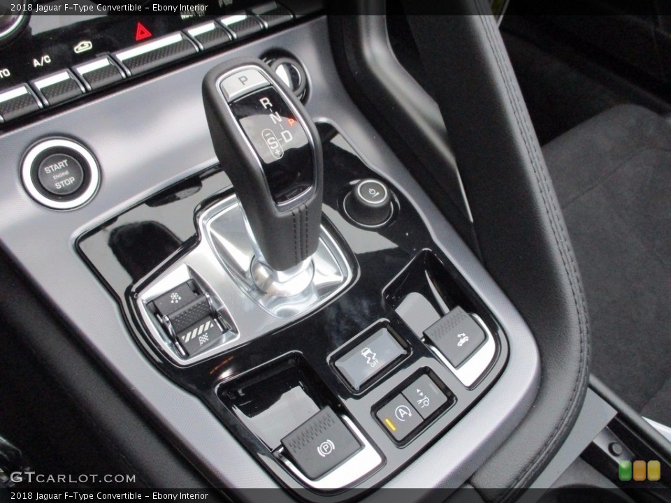 Ebony Interior Transmission for the 2018 Jaguar F-Type Convertible #124240210