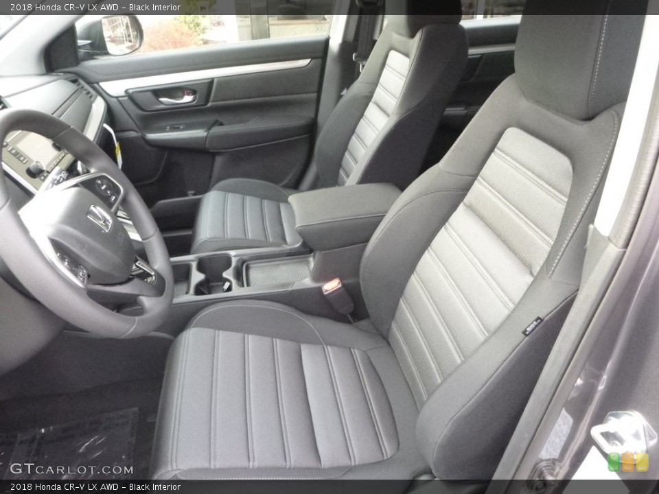 Black Interior Front Seat for the 2018 Honda CR-V LX AWD #124243111
