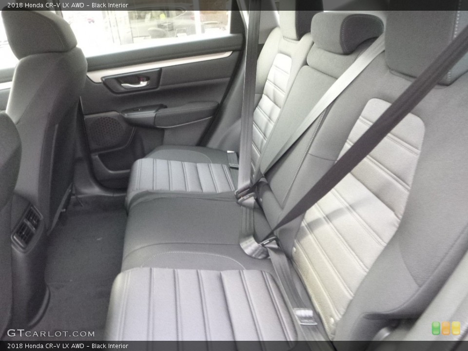 Black Interior Rear Seat for the 2018 Honda CR-V LX AWD #124243138