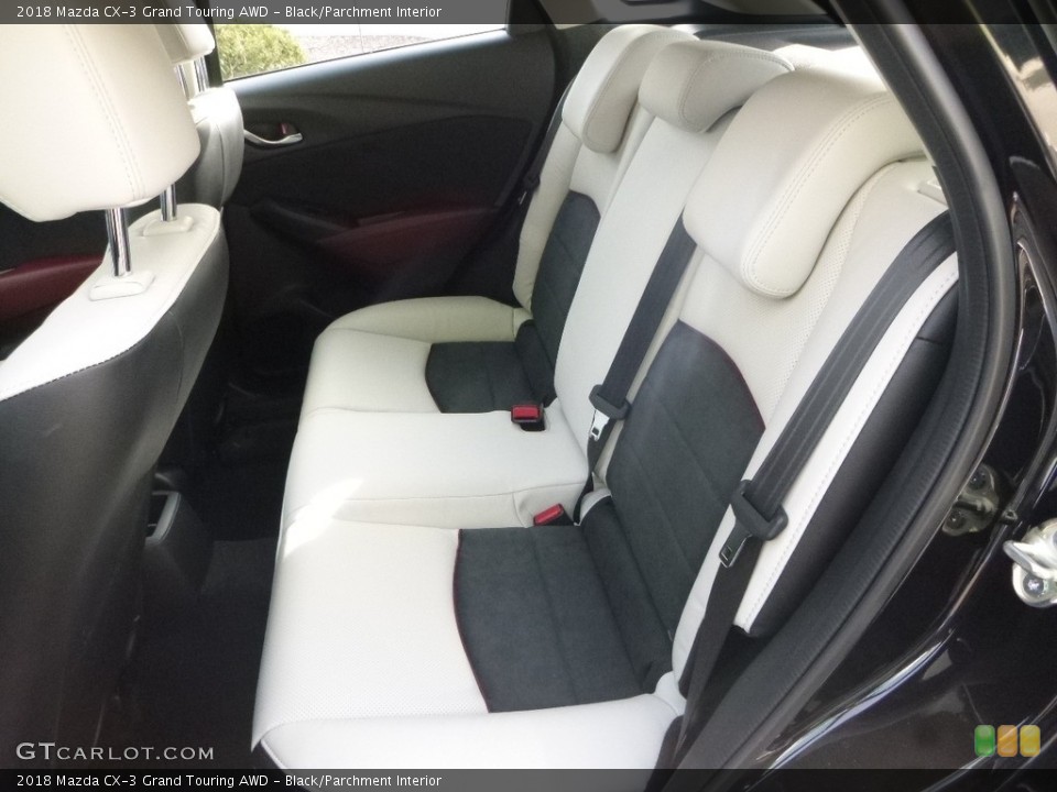 Black/Parchment Interior Rear Seat for the 2018 Mazda CX-3 Grand Touring AWD #124245153