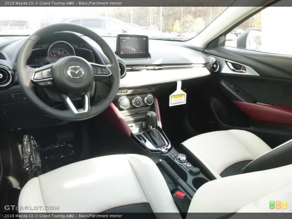 Black/Parchment Interior Dashboard for the 2018 Mazda CX-3 Grand Touring AWD #124245179