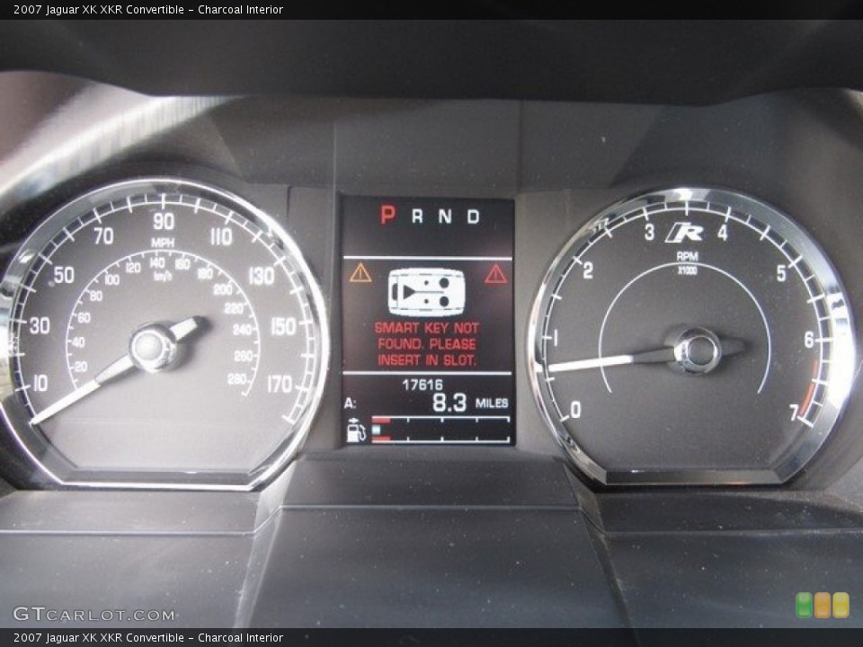 Charcoal Interior Gauges for the 2007 Jaguar XK XKR Convertible #124252331