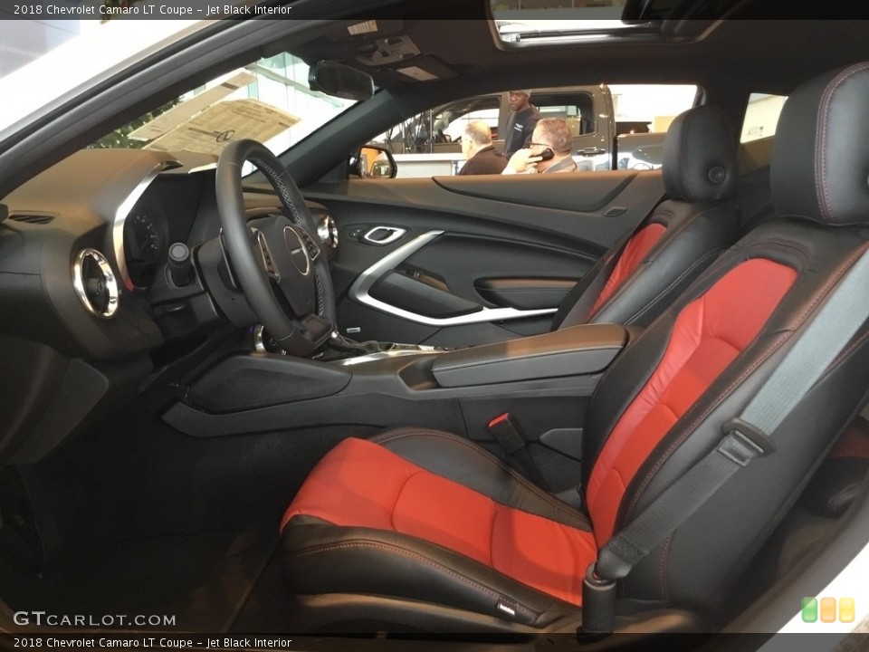 Jet Black Interior Front Seat for the 2018 Chevrolet Camaro LT Coupe #124255832