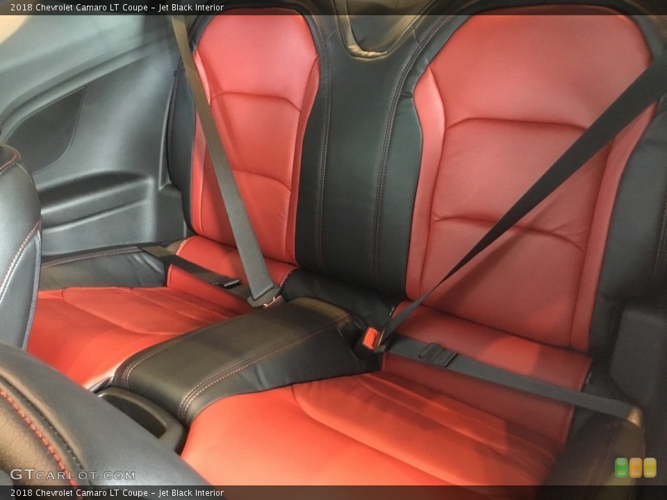 Jet Black Interior Rear Seat for the 2018 Chevrolet Camaro LT Coupe #124255907