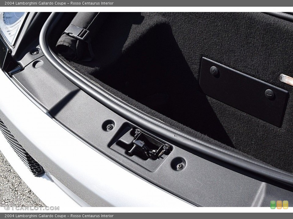 Rosso Centaurus Interior Trunk for the 2004 Lamborghini Gallardo Coupe #124259121