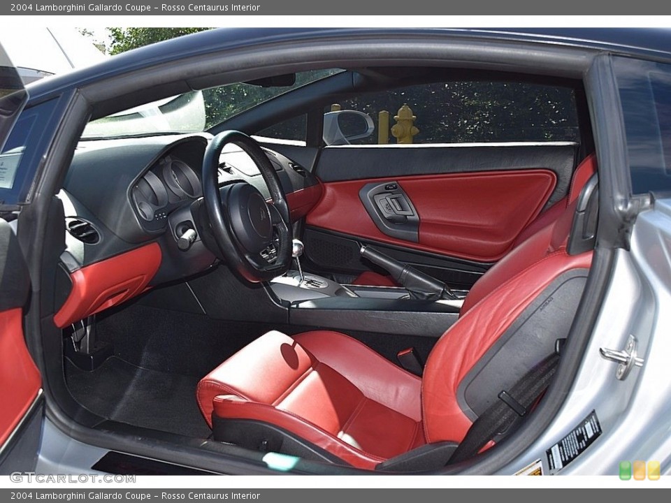 Rosso Centaurus Interior Front Seat for the 2004 Lamborghini Gallardo Coupe #124259367