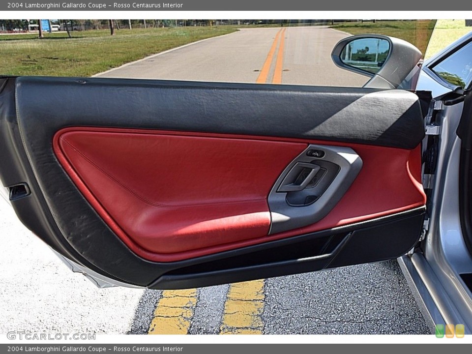 Rosso Centaurus Interior Door Panel for the 2004 Lamborghini Gallardo Coupe #124259424