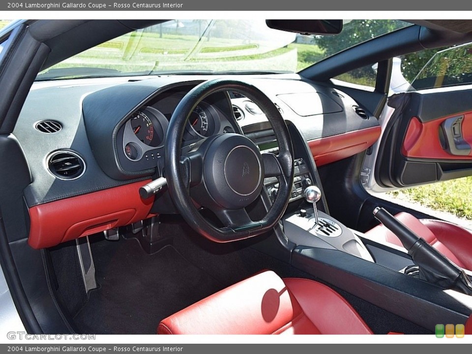 Rosso Centaurus Interior Dashboard for the 2004 Lamborghini Gallardo Coupe #124259523