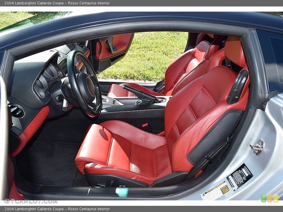 Rosso Centaurus Interior Front Seat for the 2004 Lamborghini Gallardo Coupe #124259542