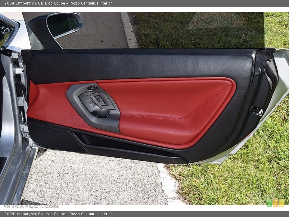 Rosso Centaurus Interior Door Panel for the 2004 Lamborghini Gallardo Coupe #124259571