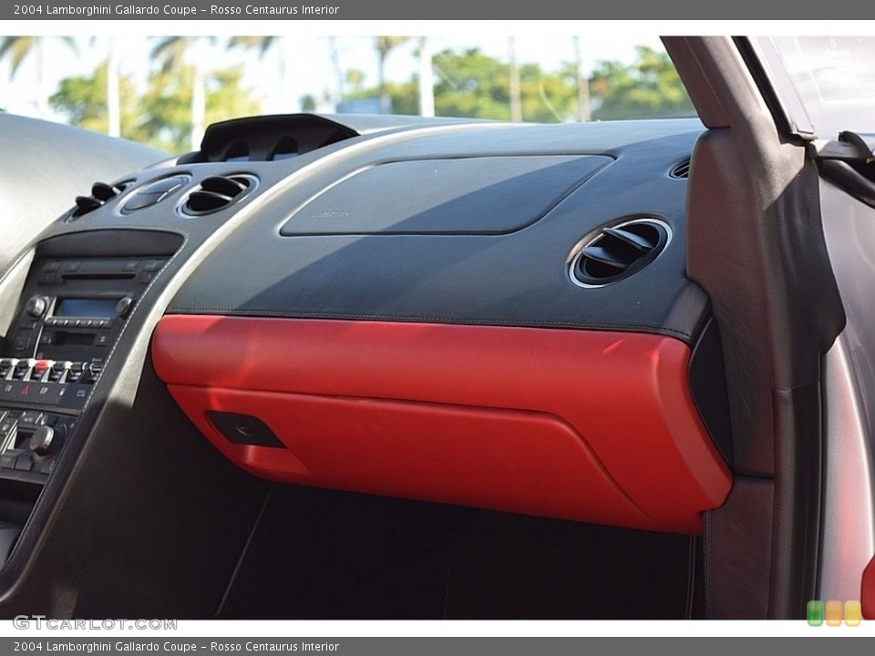 Rosso Centaurus Interior Dashboard for the 2004 Lamborghini Gallardo Coupe #124259601