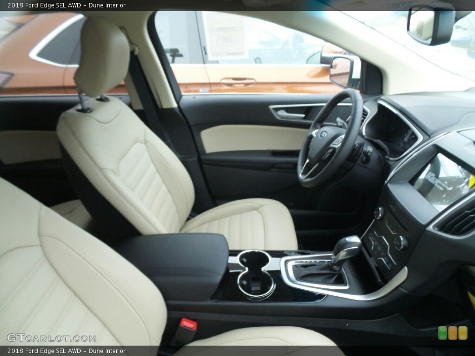 Dune Interior Front Seat for the 2018 Ford Edge SEL AWD #124261225