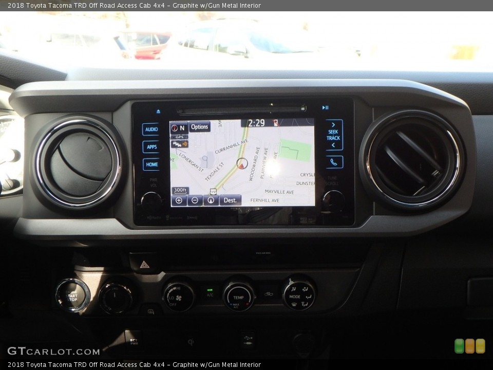 Graphite w/Gun Metal Interior Navigation for the 2018 Toyota Tacoma TRD Off Road Access Cab 4x4 #124261824