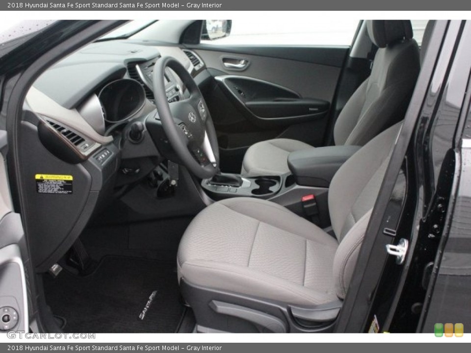 Gray Interior Photo for the 2018 Hyundai Santa Fe Sport  #124262016