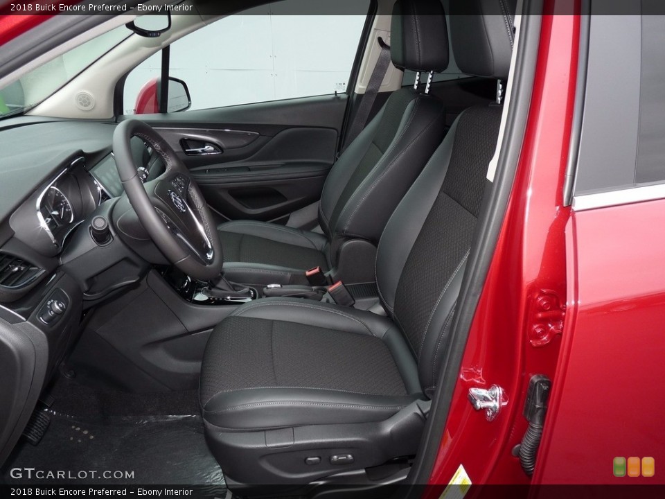 Ebony Interior Photo for the 2018 Buick Encore Preferred #124263654