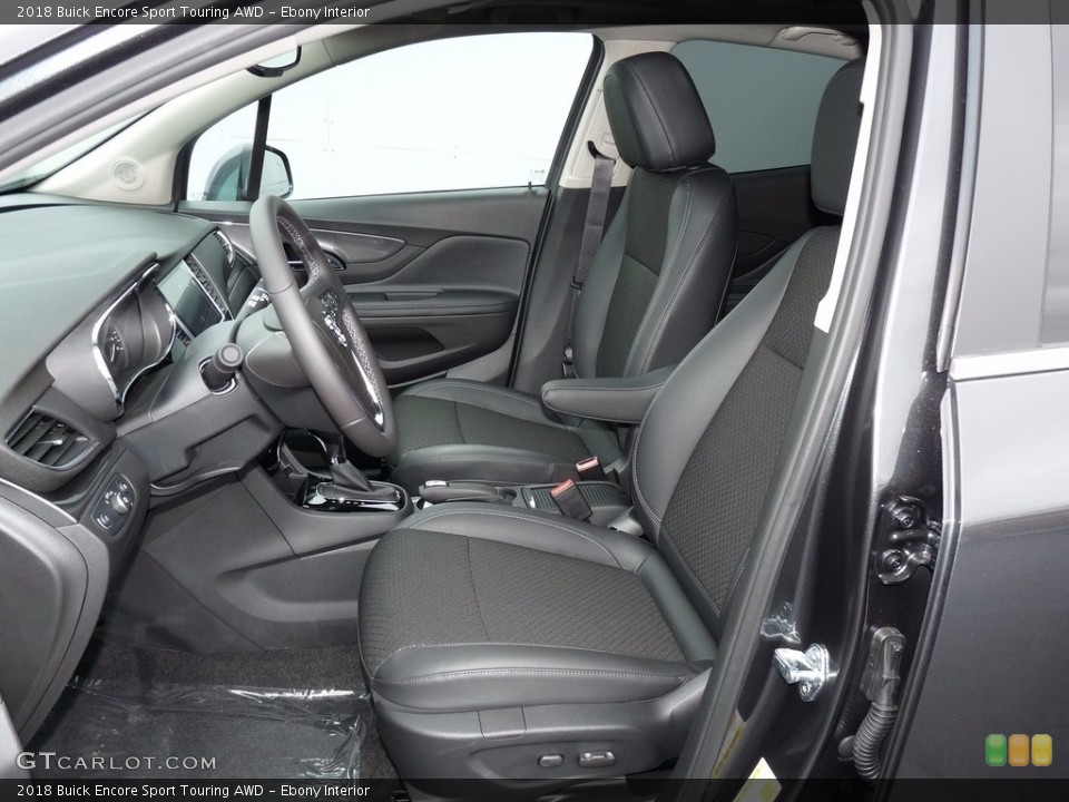 Ebony Interior Photo for the 2018 Buick Encore Sport Touring AWD #124264491
