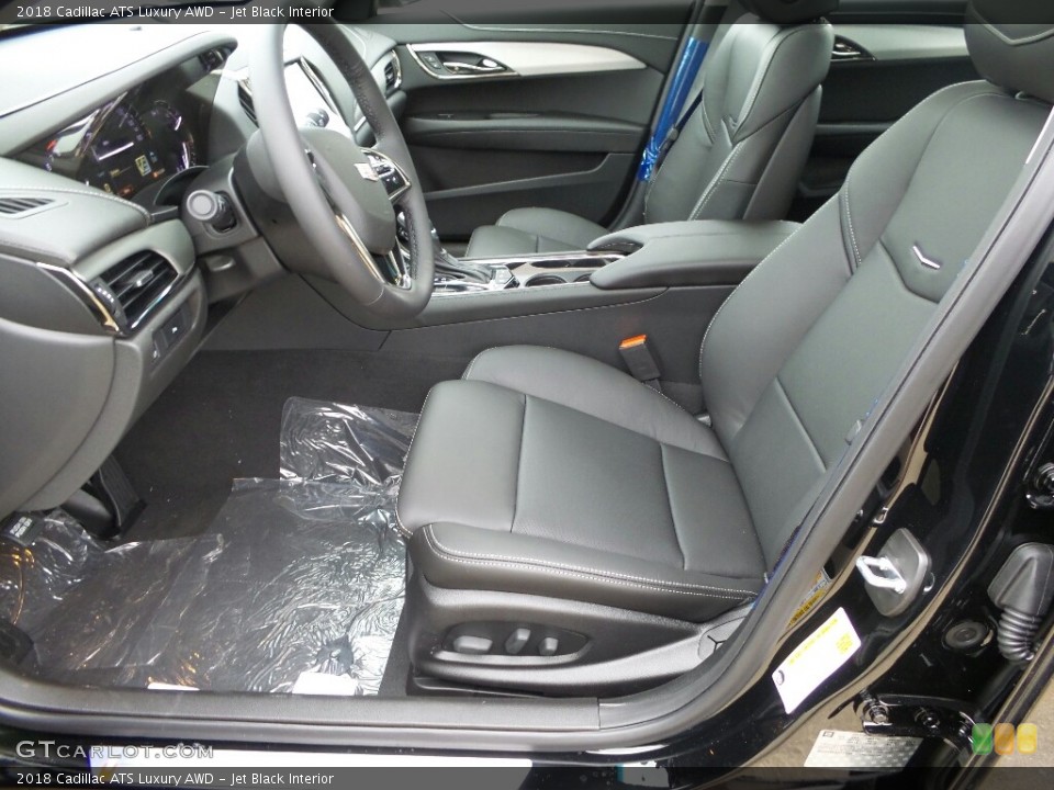 Jet Black Interior Photo for the 2018 Cadillac ATS Luxury AWD #124264893