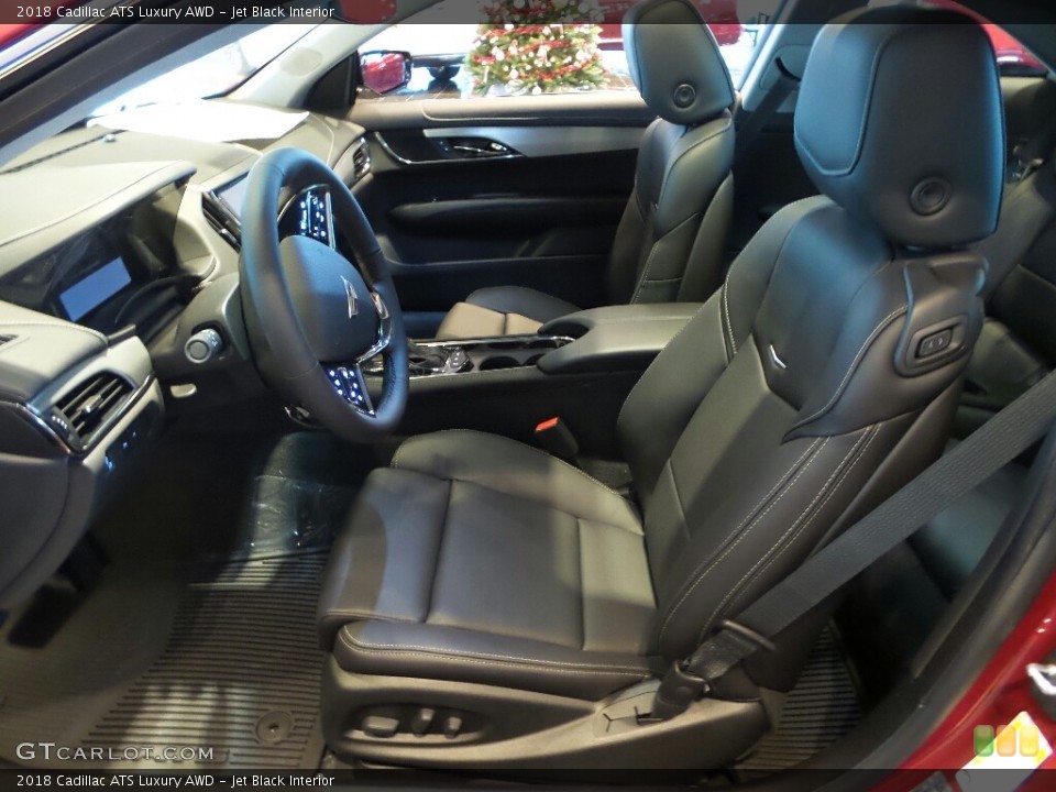 Jet Black Interior Photo for the 2018 Cadillac ATS Luxury AWD #124265004
