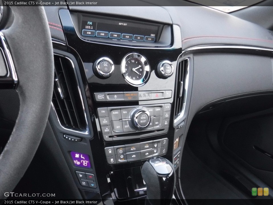 Jet Black/Jet Black Interior Controls for the 2015 Cadillac CTS V-Coupe #124266135