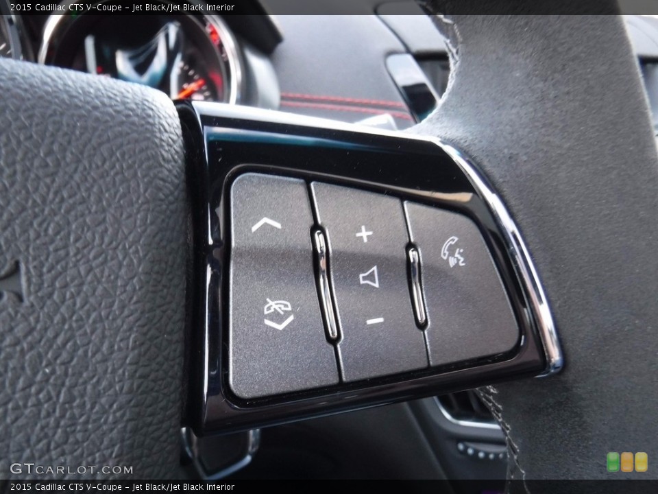 Jet Black/Jet Black Interior Controls for the 2015 Cadillac CTS V-Coupe #124266363