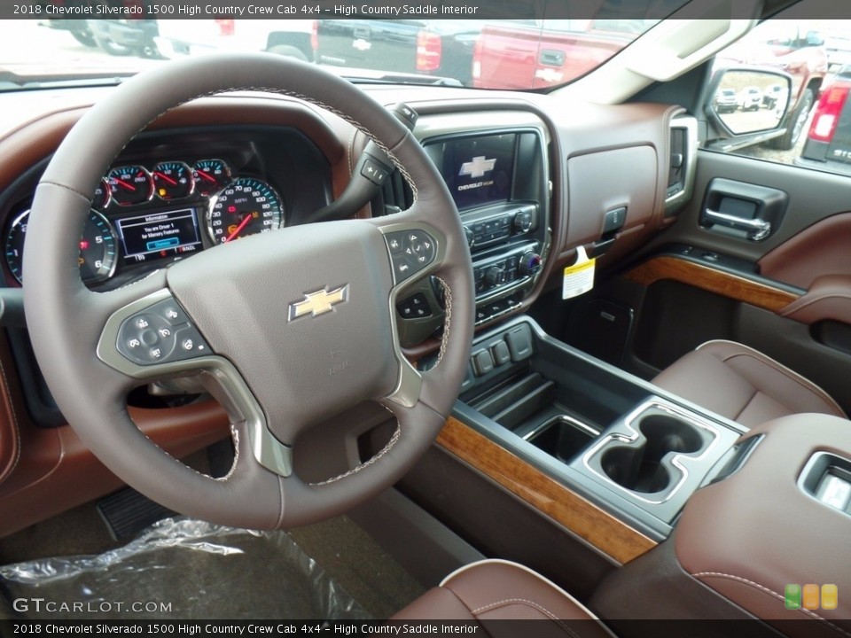 High Country Saddle Interior Dashboard for the 2018 Chevrolet Silverado 1500 High Country Crew Cab 4x4 #124268454